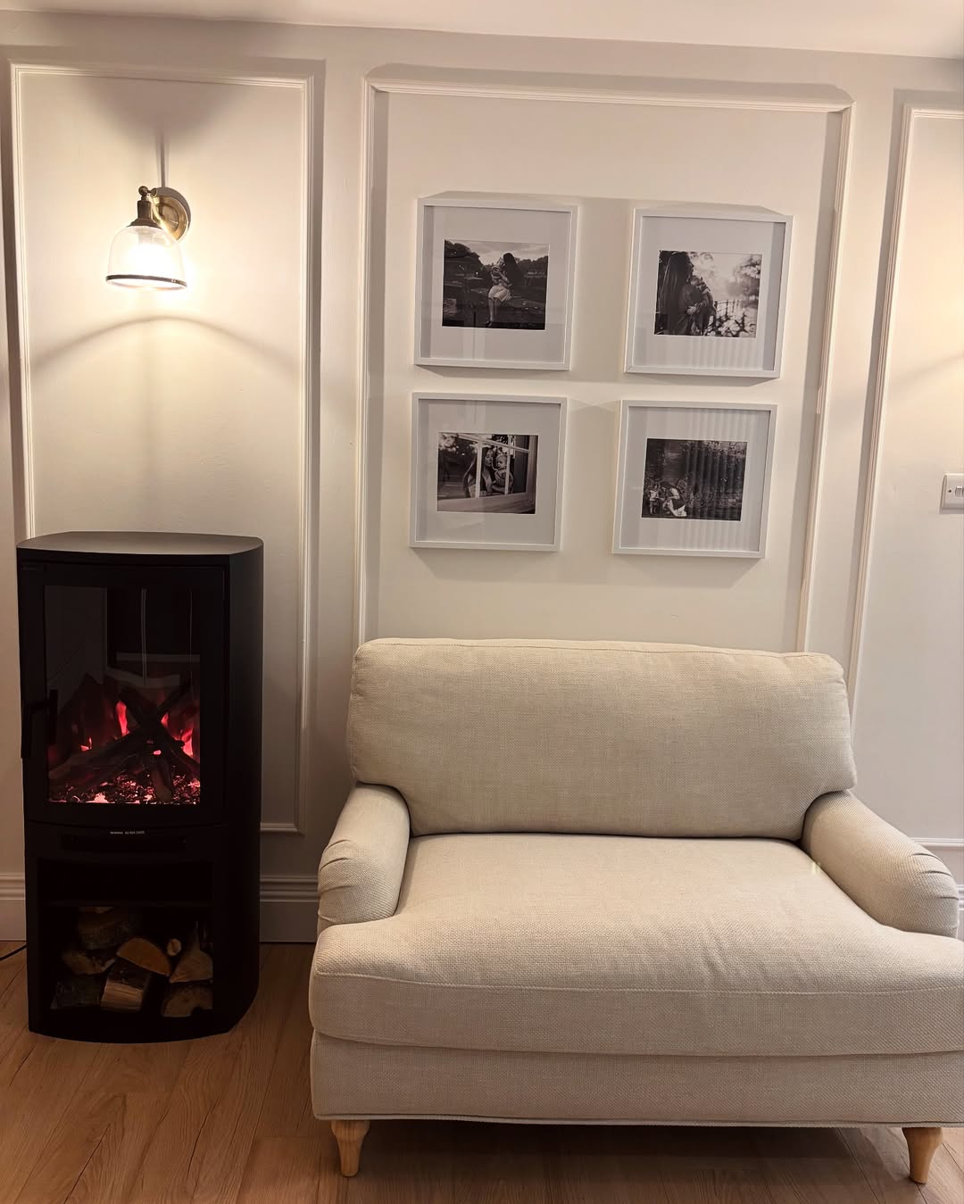 Ezee Glow E-Solera Electric Freestanding Stove With Log Store 1.9kW