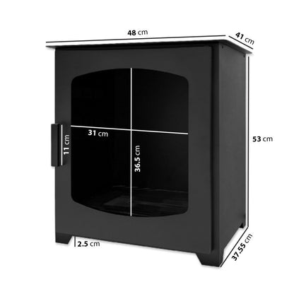 Bioethanol Wood Burning-Style Flueless Stove - AmberGlo