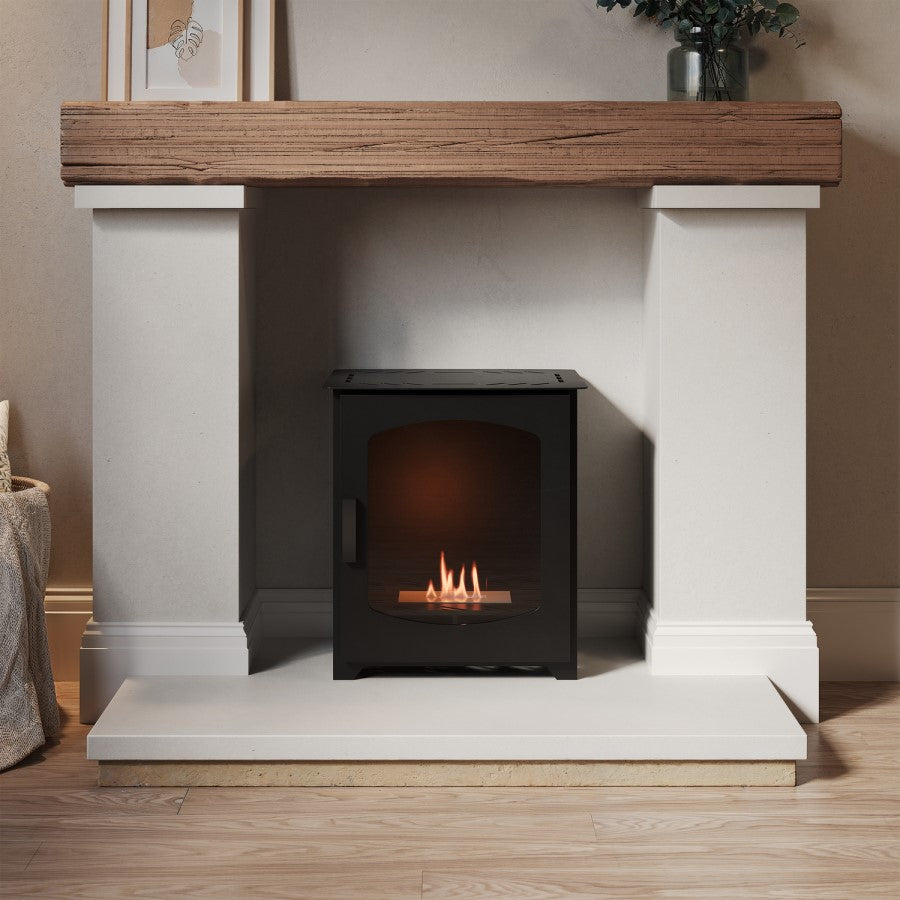 Bioethanol Wood Burning-Style Flueless Stove - AmberGlo