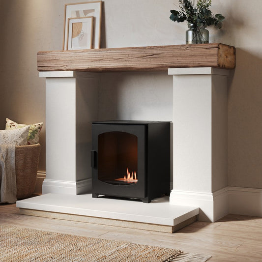 Bioethanol Wood Burning-Style Flueless Stove - AmberGlo