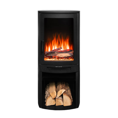 Ezee Glow E-Solera Electric Freestanding Stove With Log Store 1.9kW