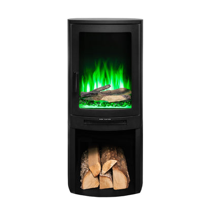 Ezee Glow E-Solera Electric Freestanding Stove With Log Store 1.9kW