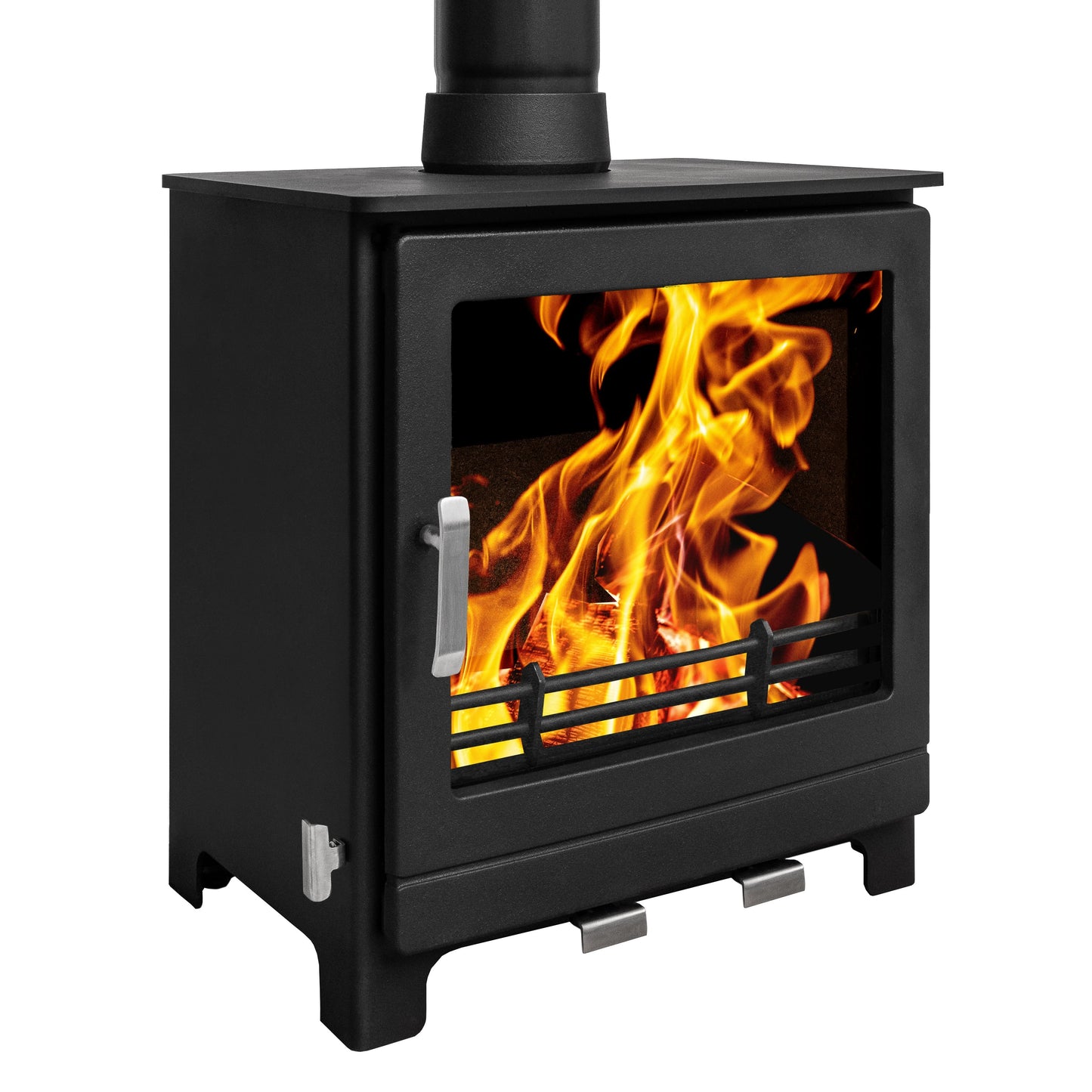 Mazona Ripley 8kW Multifuel Woodburning Stove, Freestanding, Eco Design Approved, Defra Approved