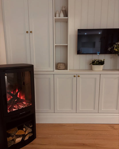 Ezee Glow E-Solera Electric Freestanding Stove With Log Store 1.9kW