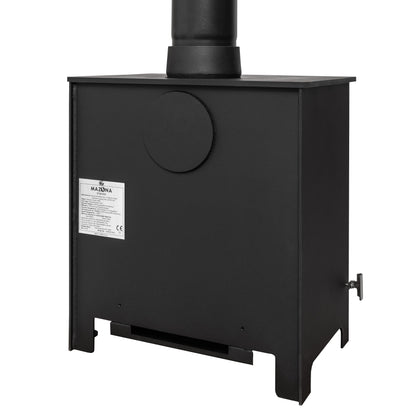 Mazona Ripley 8kW Multifuel Woodburning Stove, Freestanding, Eco Design Approved, Defra Approved