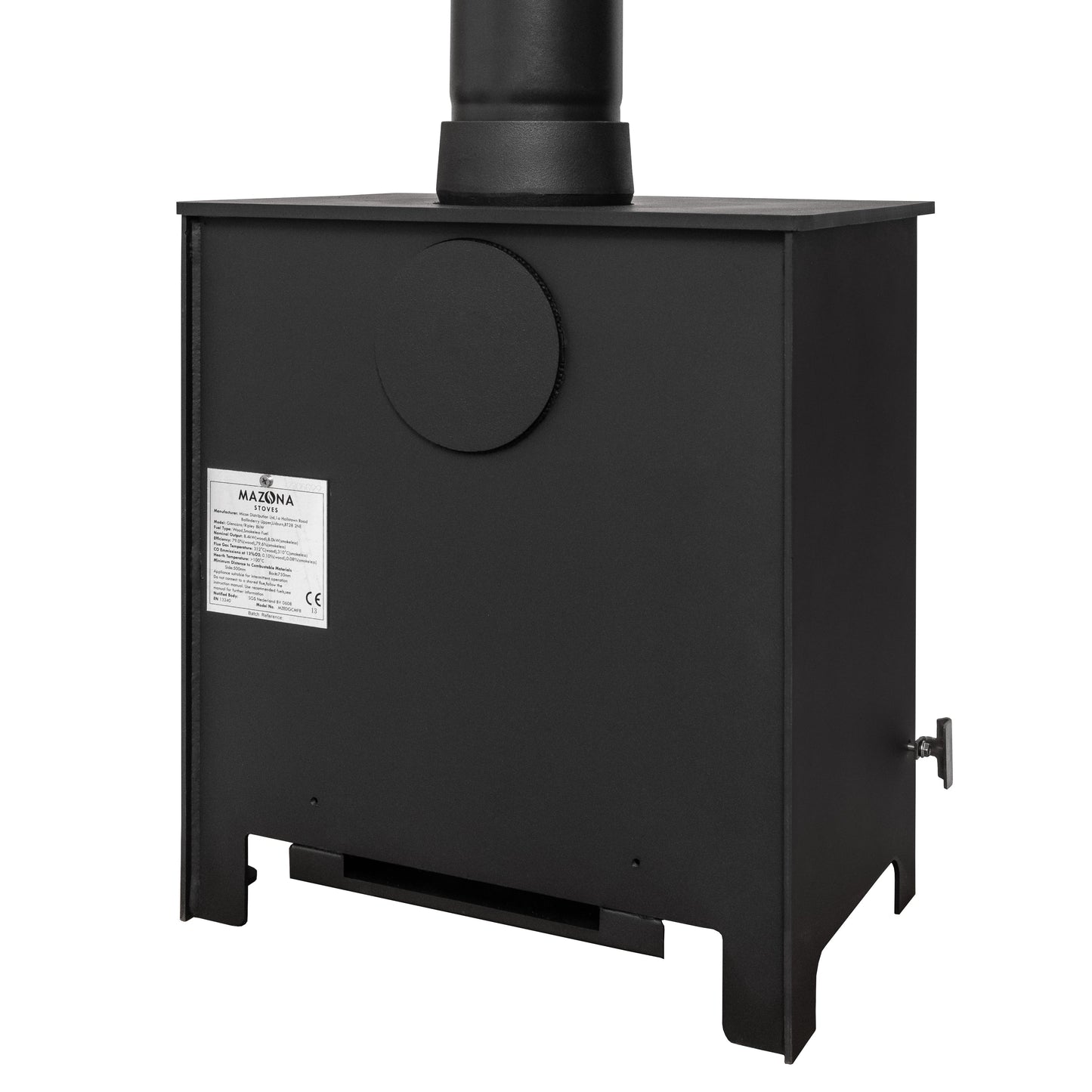 Mazona Ripley 8kW Multifuel Woodburning Stove, Freestanding, Eco Design Approved, Defra Approved