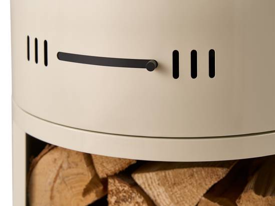 Sureflame Barilo Bio Ethanol Stove in Cream