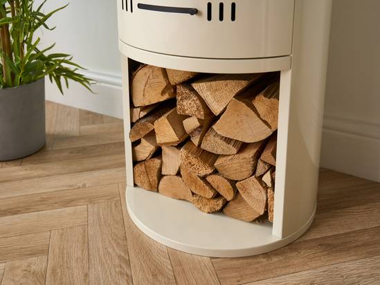 Sureflame Barilo Bio Ethanol Stove in Cream
